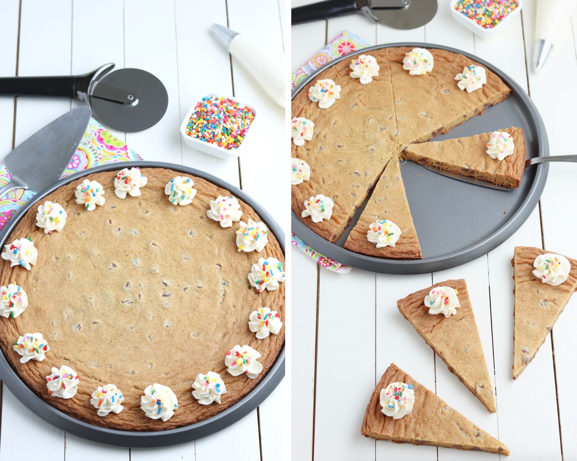 easy chocolate chip cookie pizza recipe 