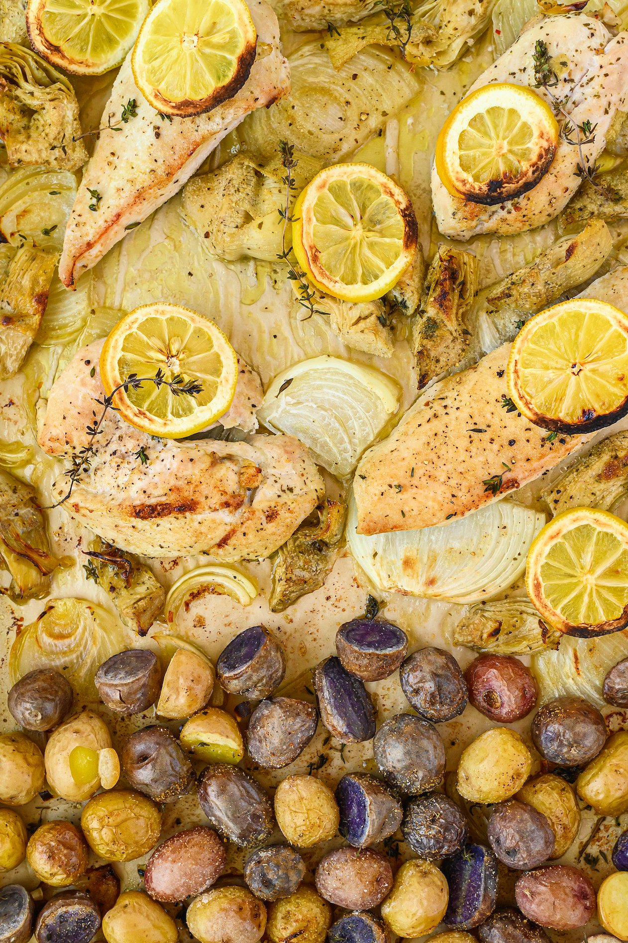 sheet pan chicken and veggies 