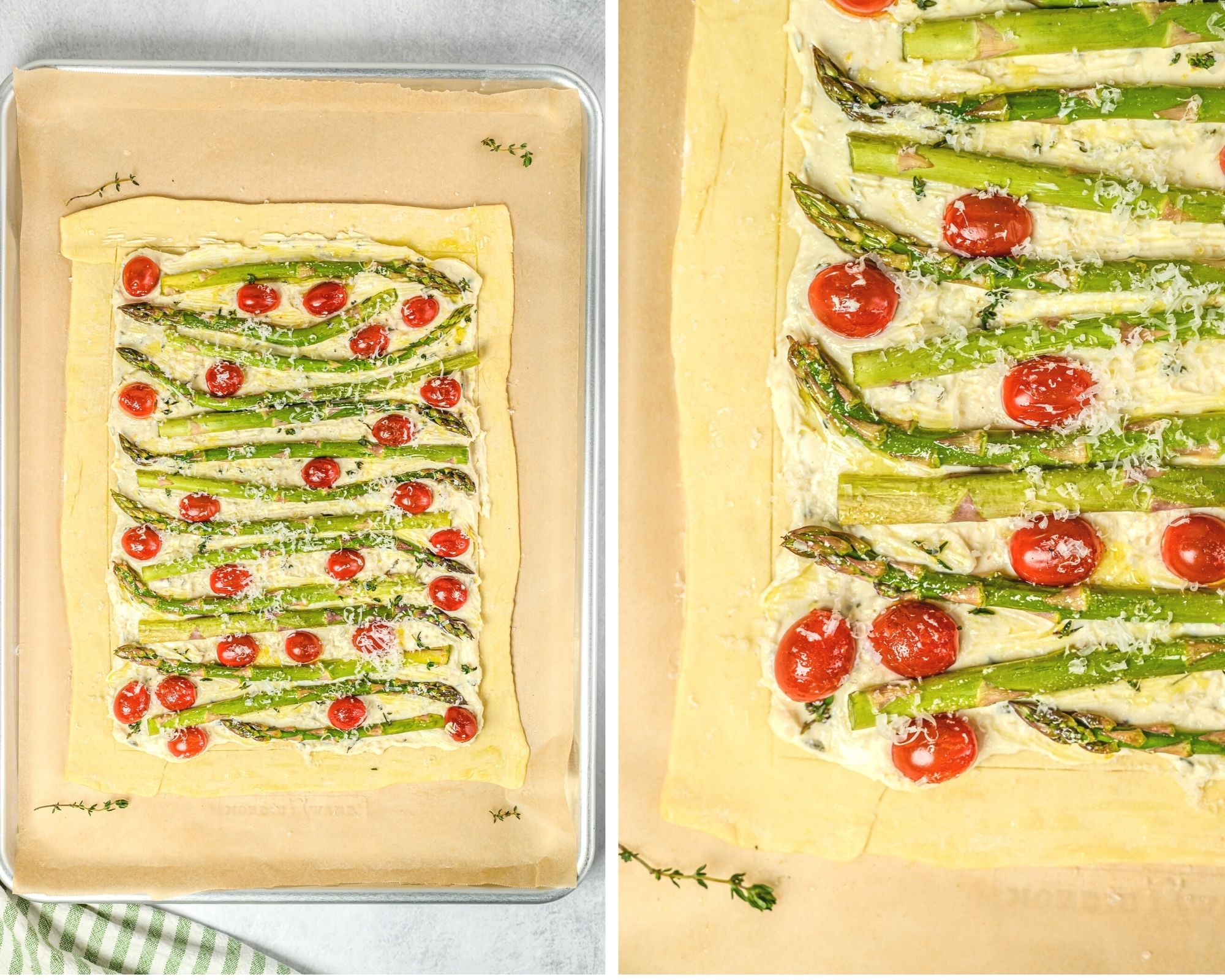 asparagus and tomato tart recipe