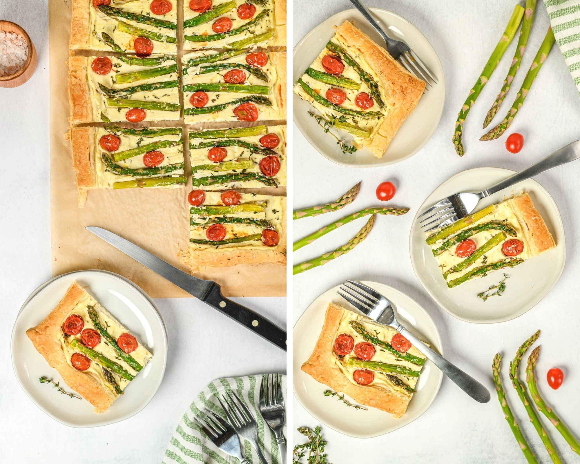 asparagus and tomato tart 