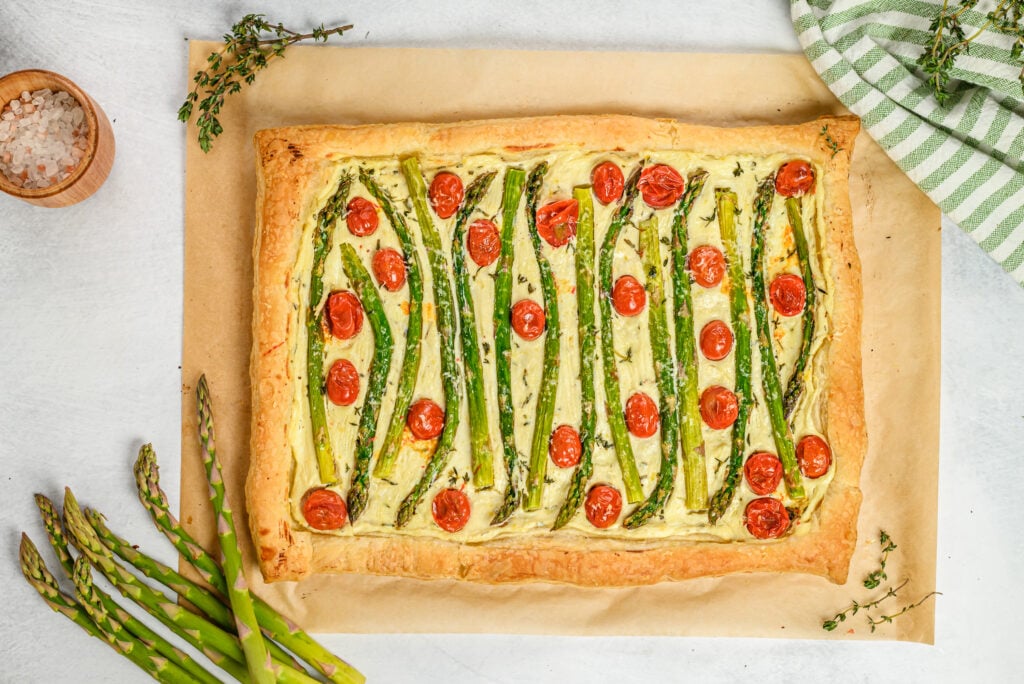 Asparagus and Tomato Tart Recipe