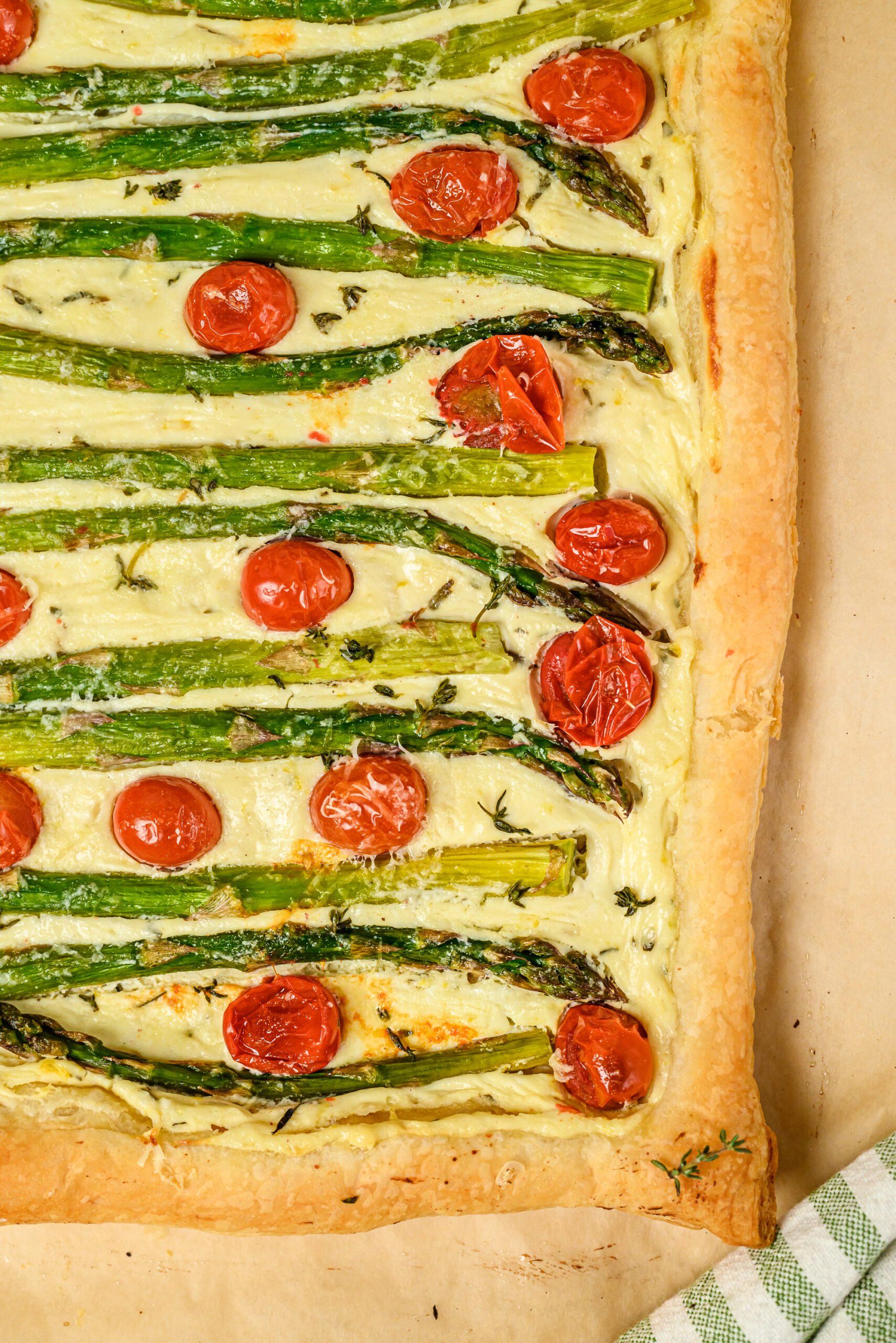 asparagus and tomato tart recipe