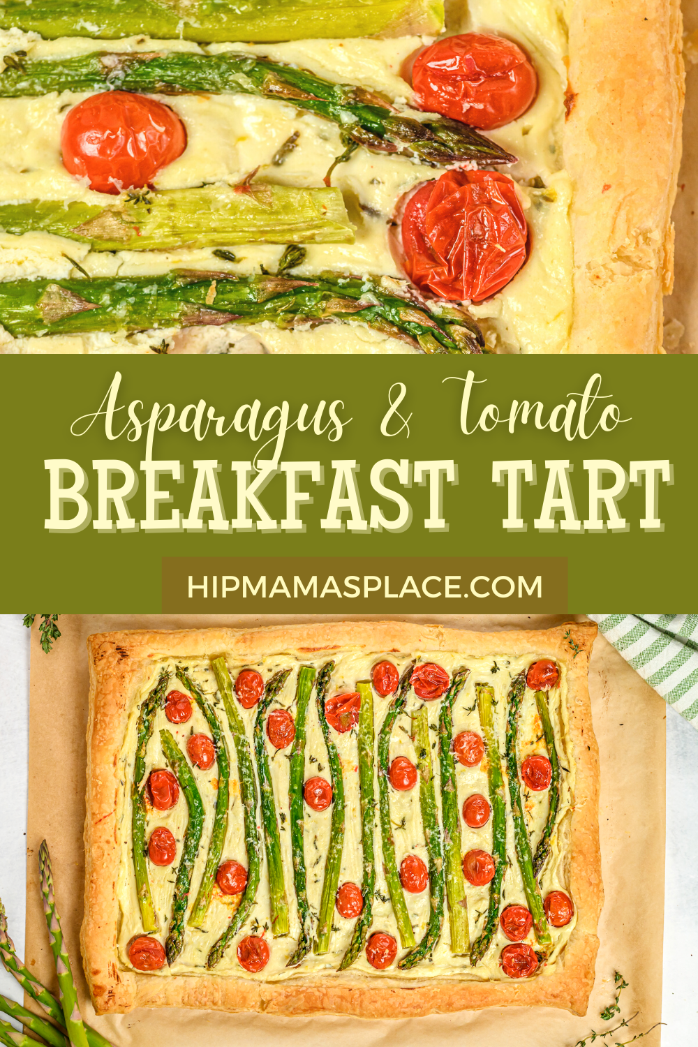 asparagus breakfast tart 