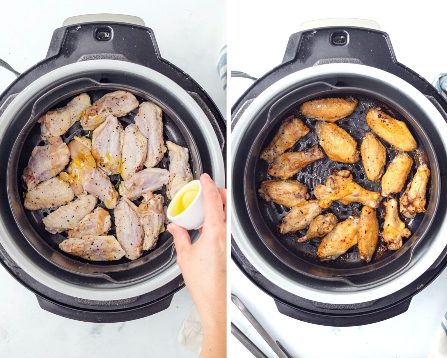 The Best Crispy Air Fryer Chicken Wings - Hip Mama's Place