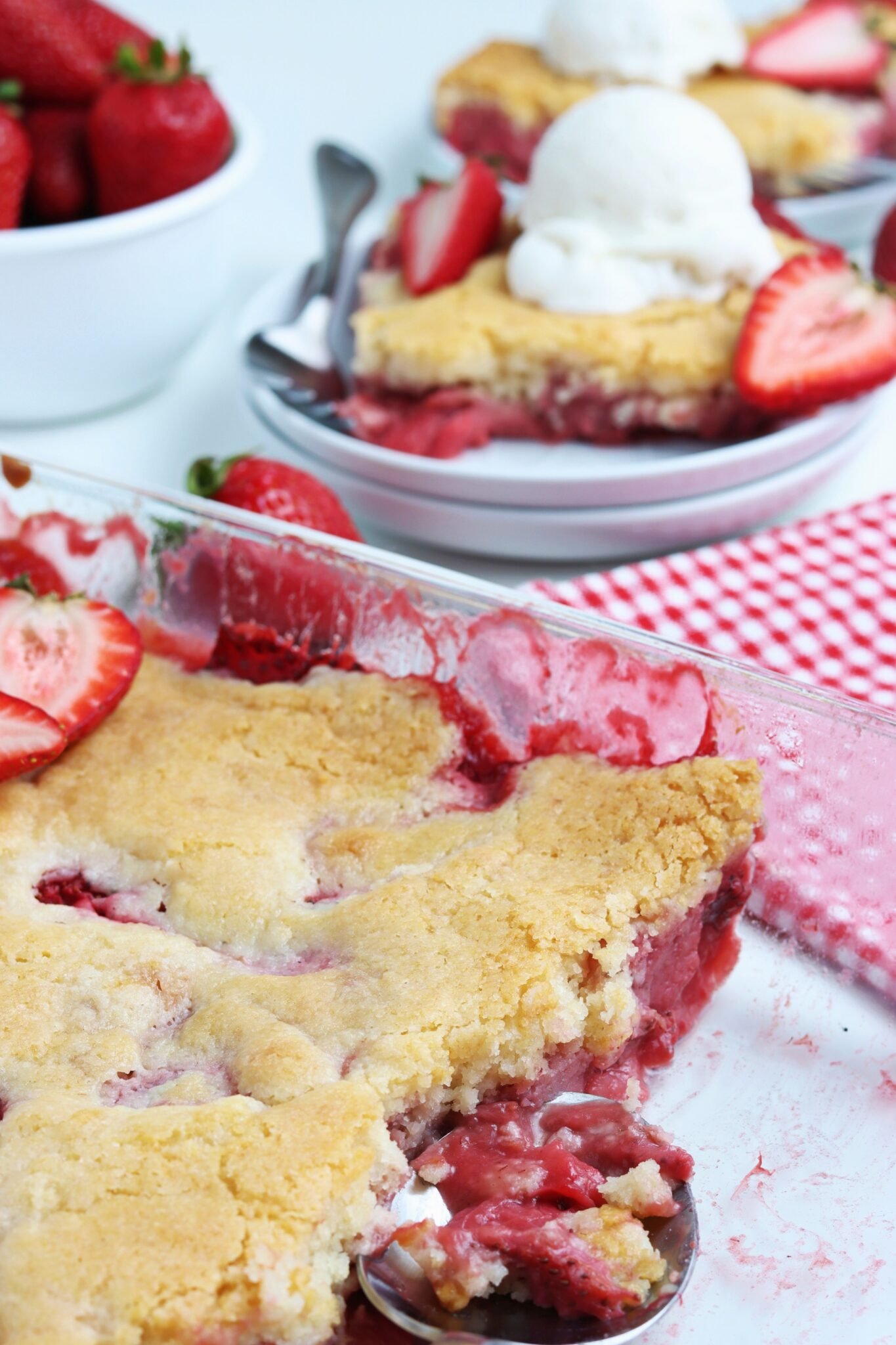 Strawberry Cobbler