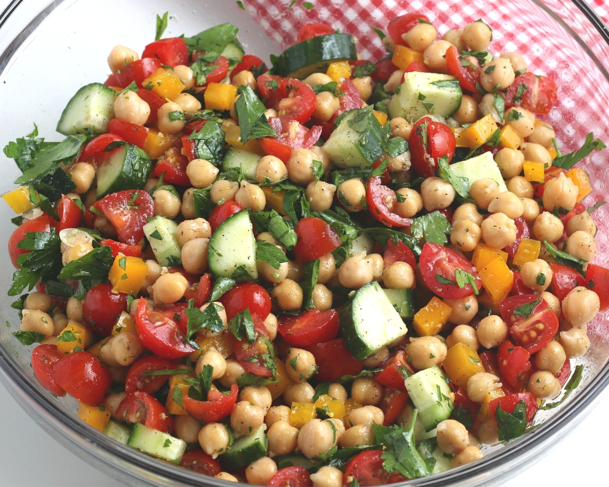 easy chickpea salad recipe