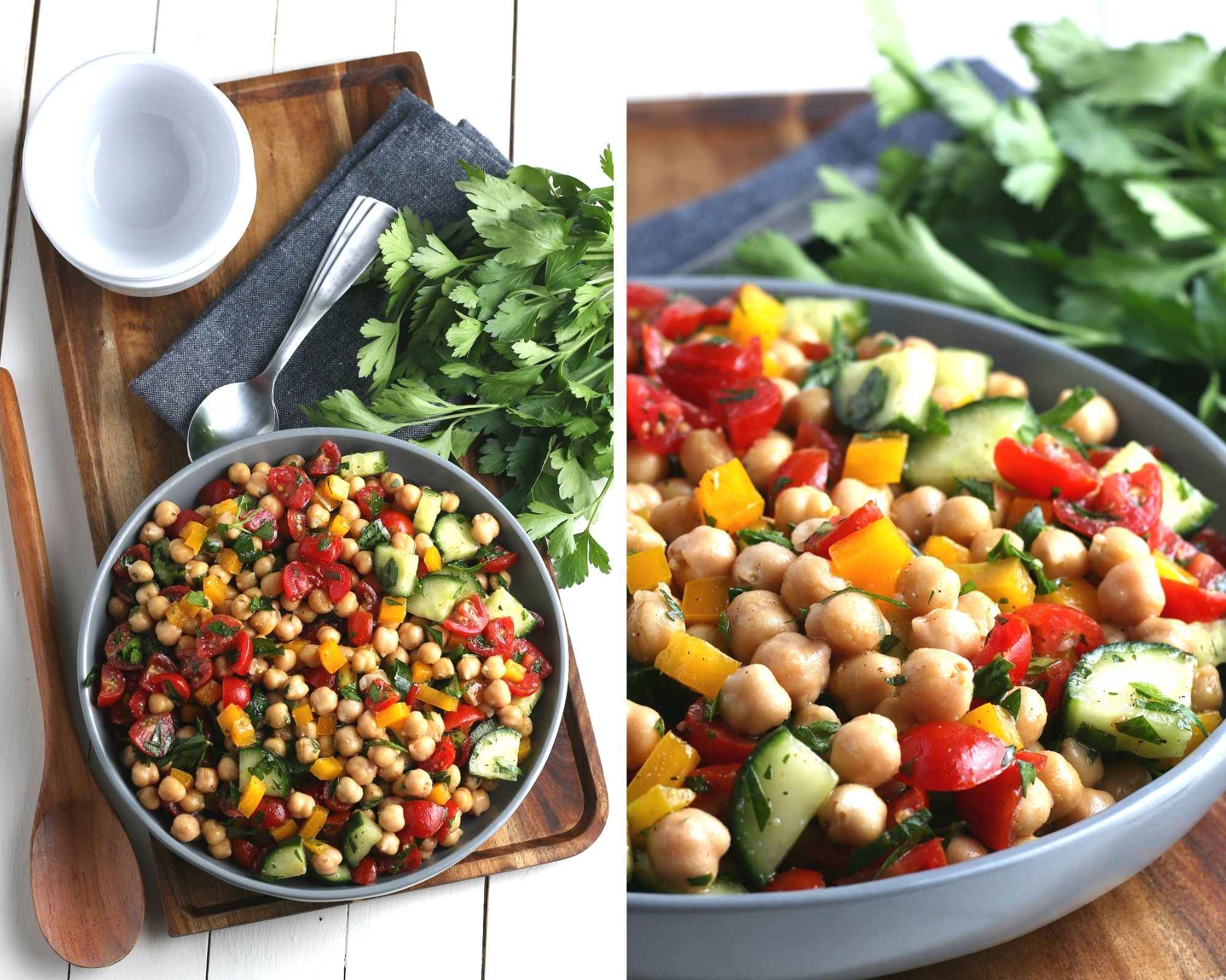 easy chickpea salad recipe