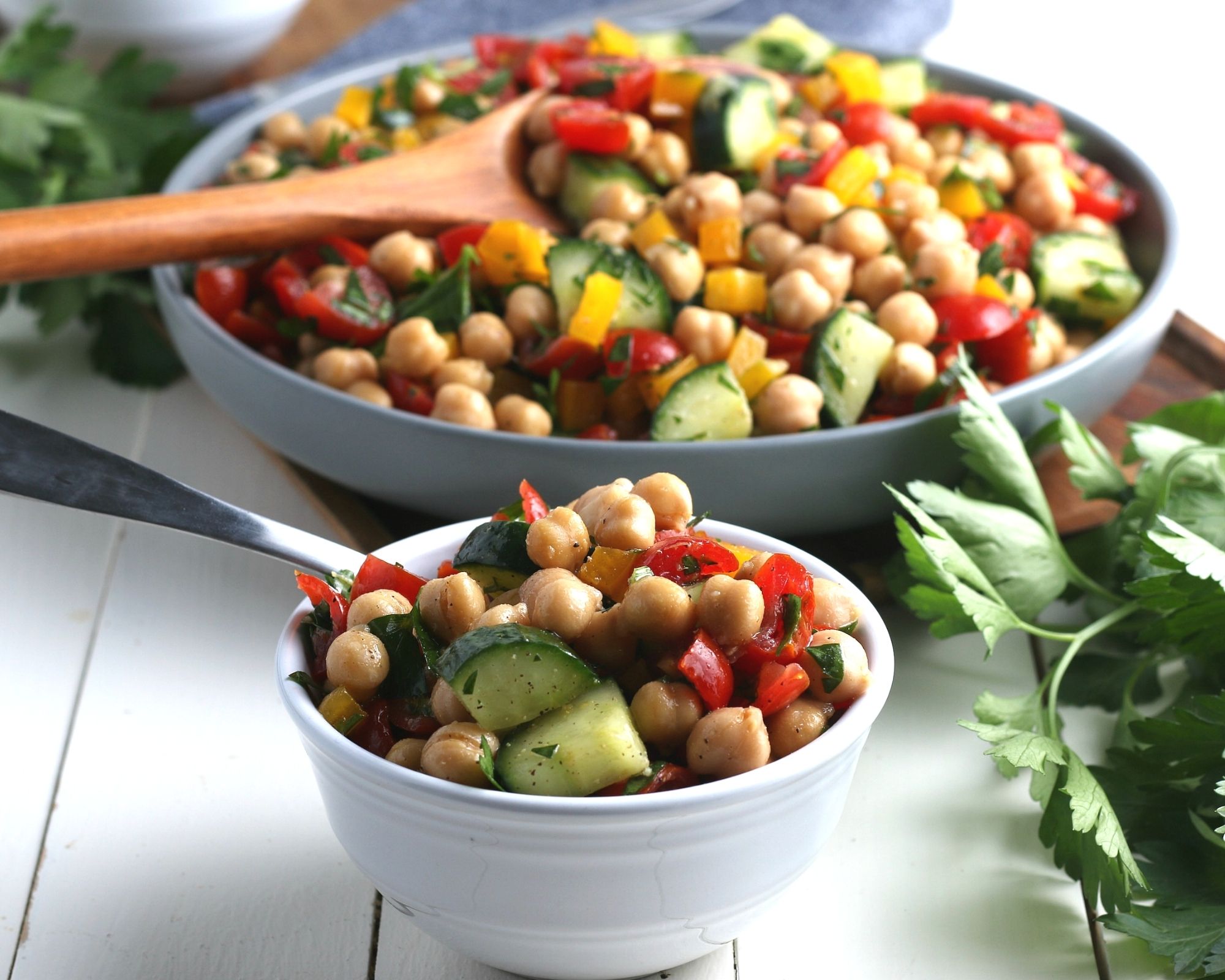 easy chickpea salad 