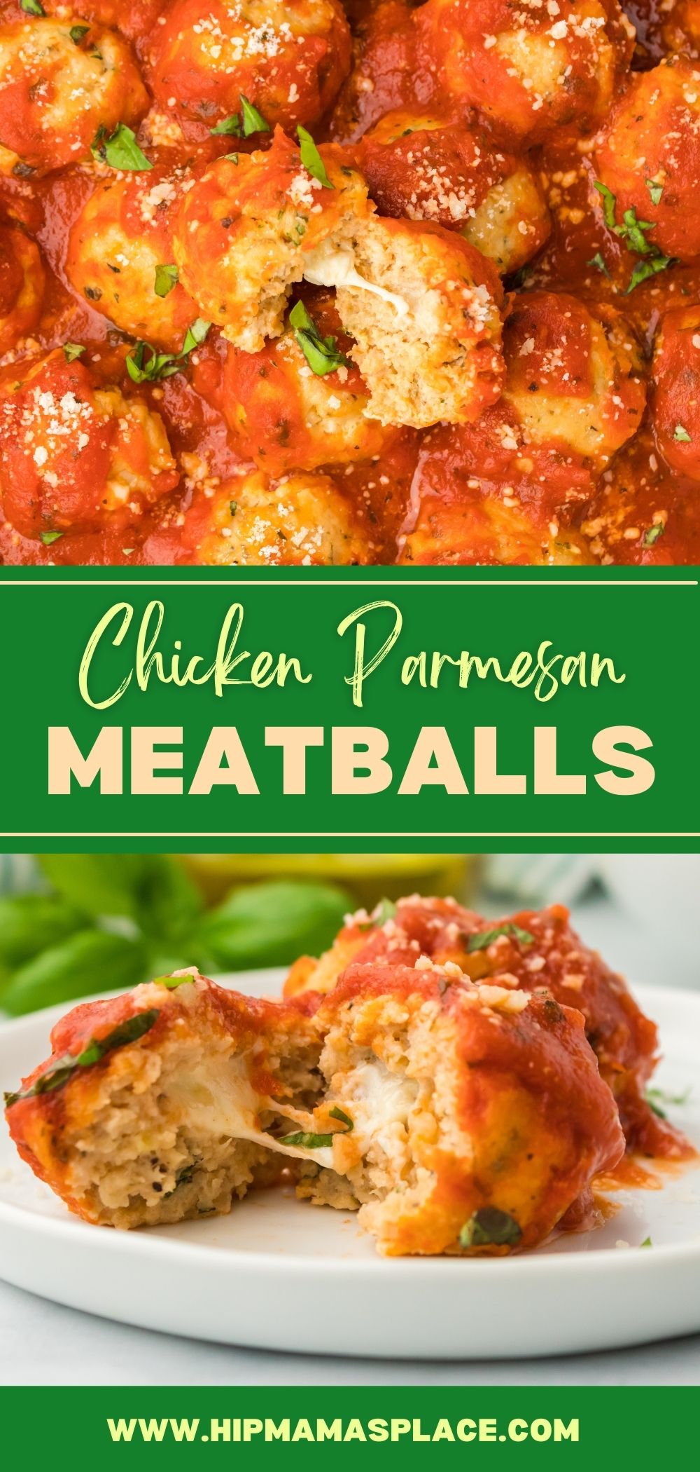 chicken Parmesan meatballs recipe