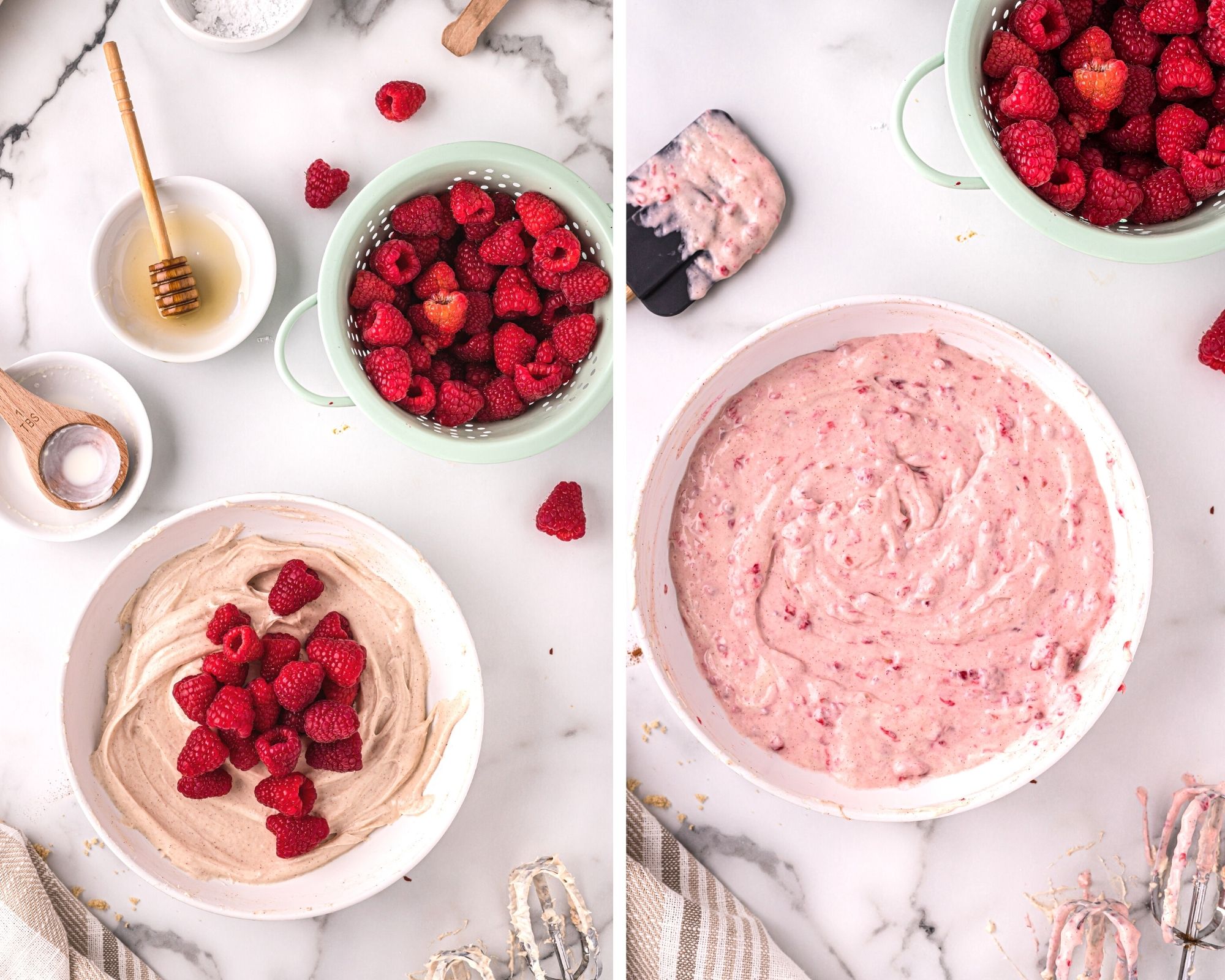 cream cheese and raspberry dip