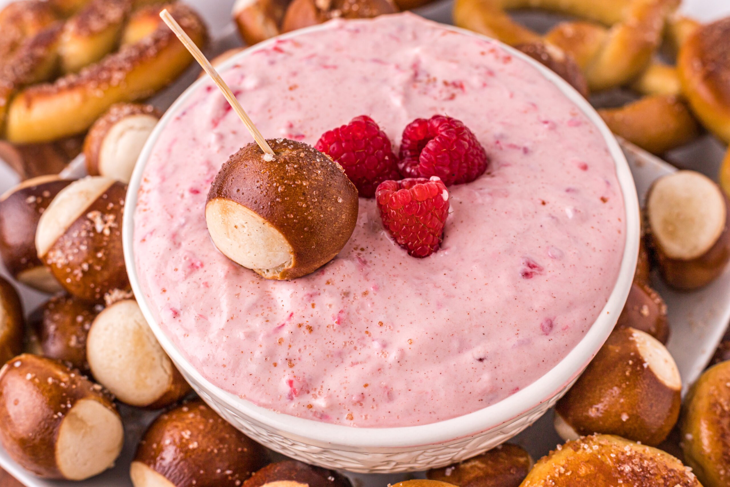 raspberry cream cheese dip 