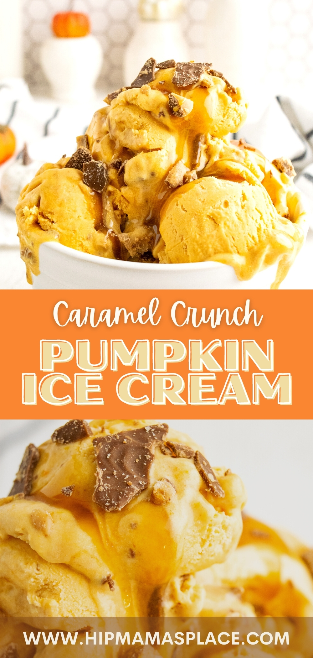 caramel crunch pumpkin ice cream 