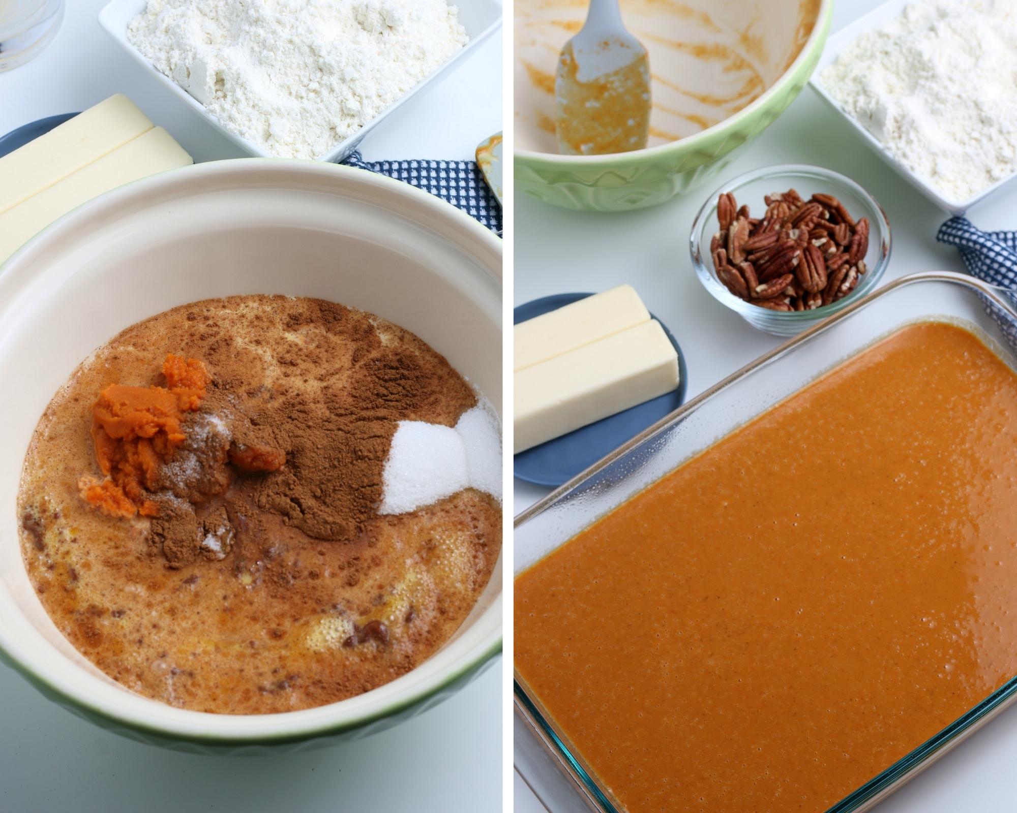 pumpkin dump cake recipe