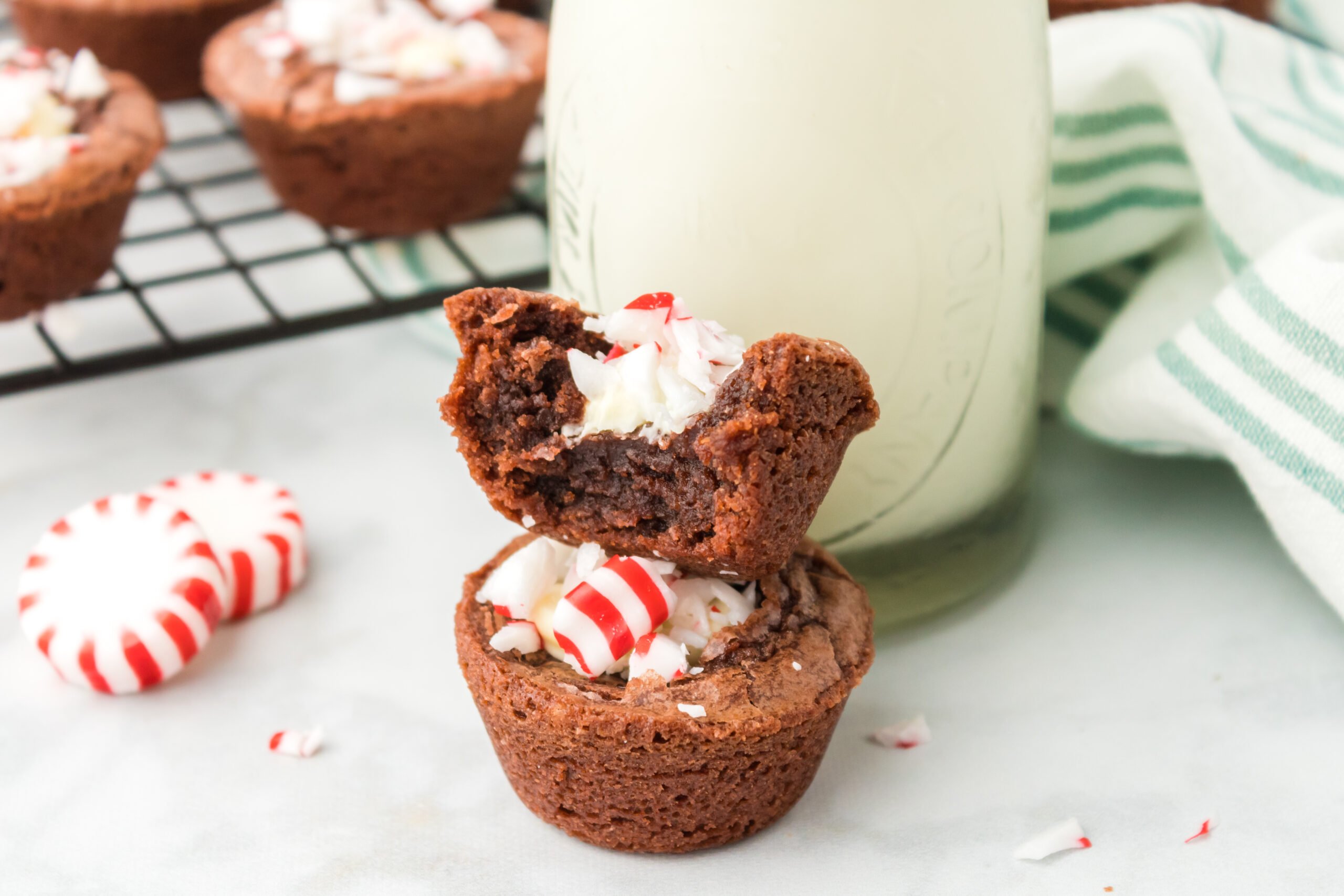 peppermint brownie bites recipe