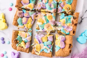 Easter Peeps blondies