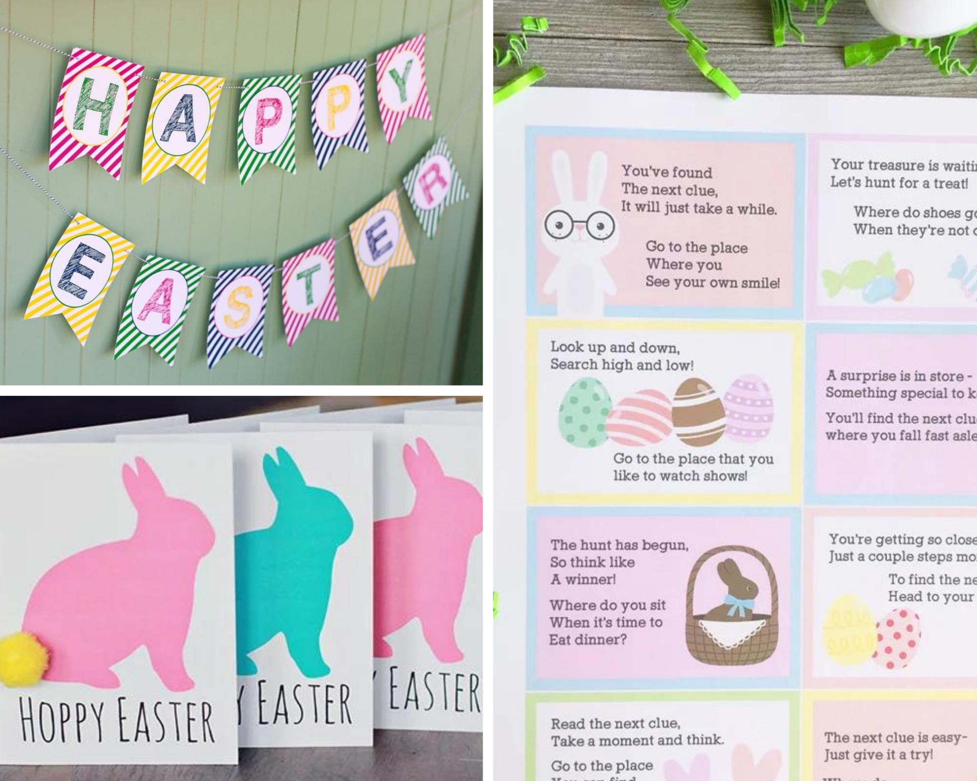 20+ Free Easter Printables for Home and Party Decor