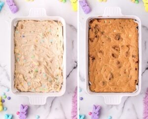 Peeps blondies