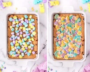 Easter Peeps blondies