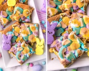 Easter blondies recipe