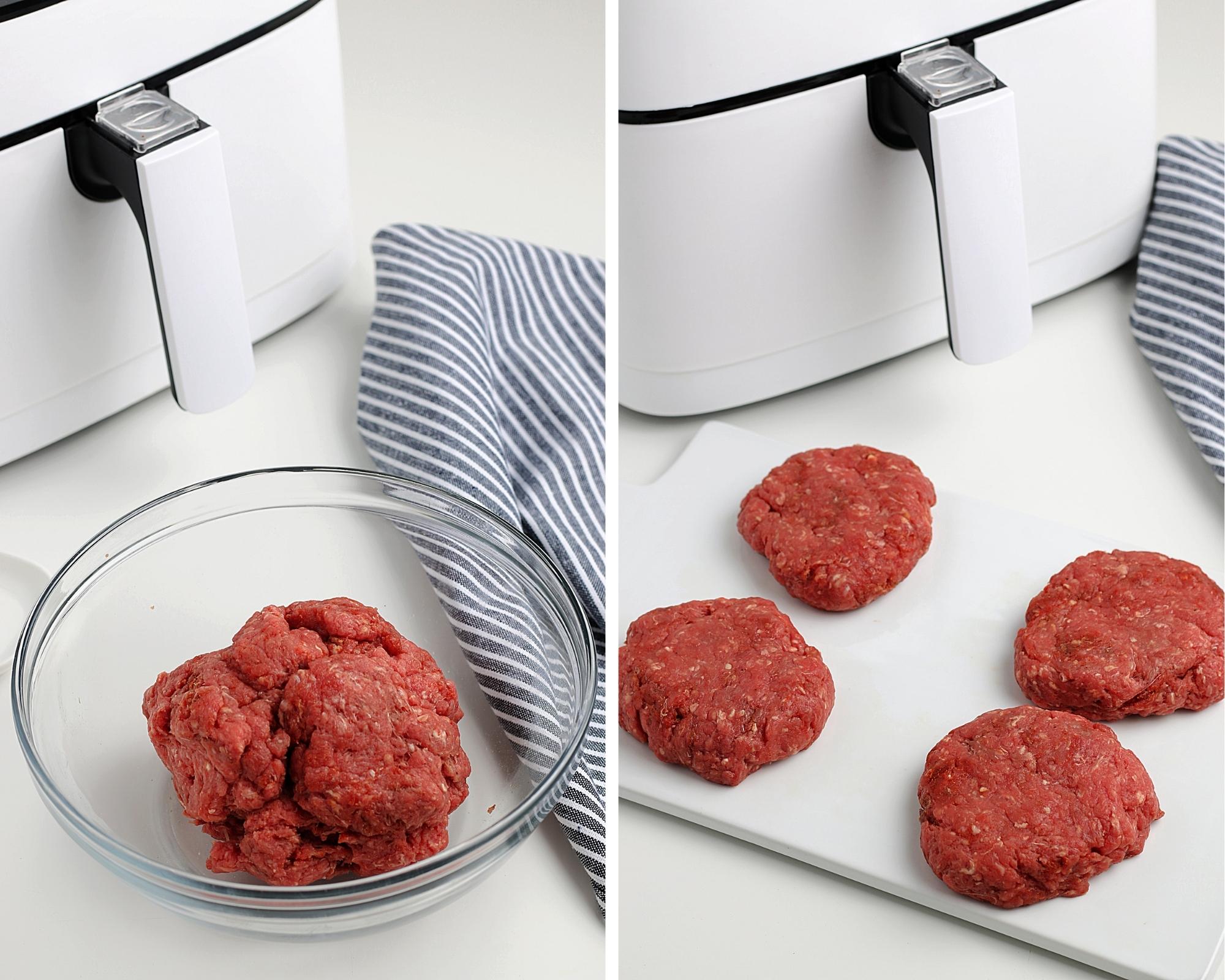 hamburgers in the air fryer