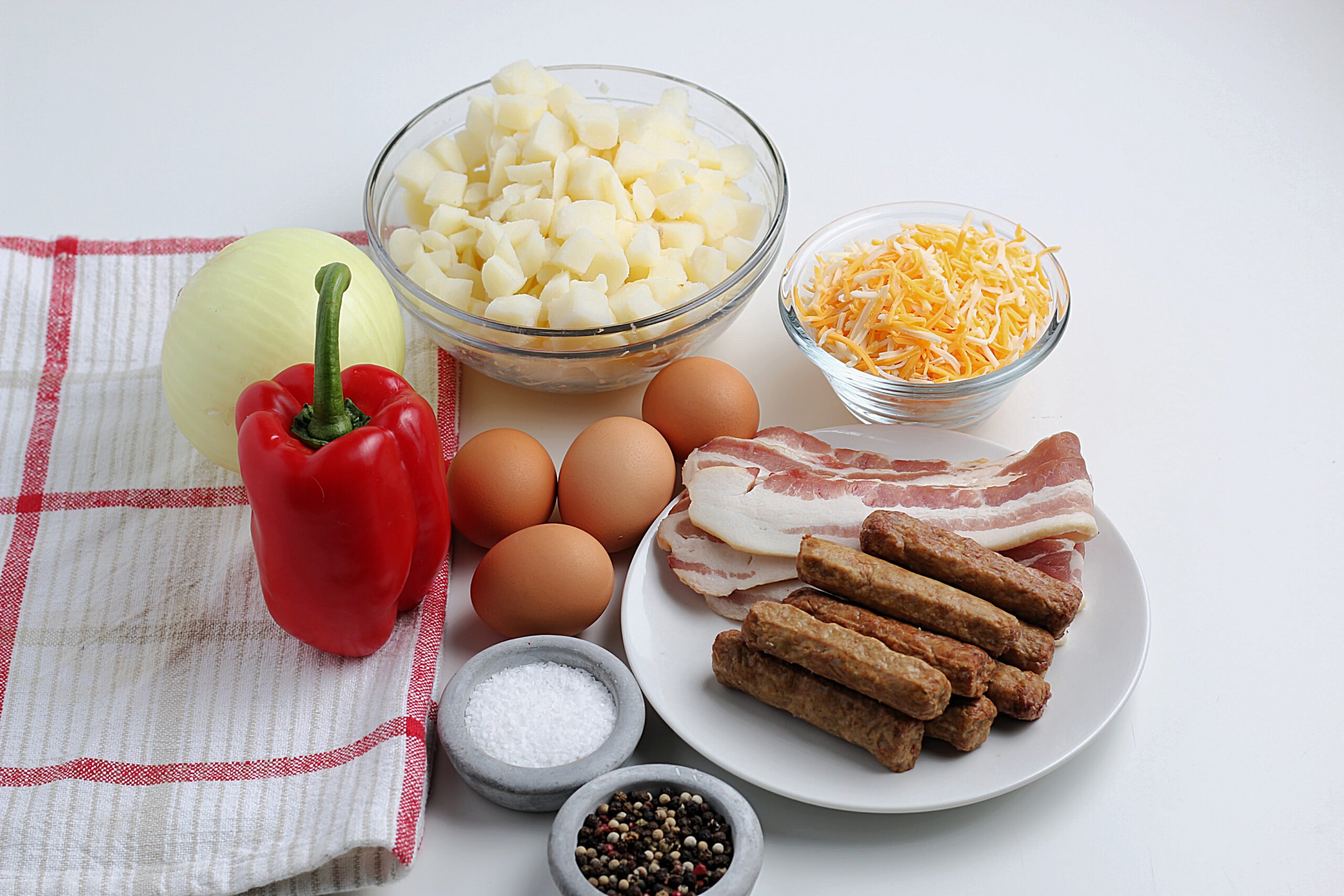 Sausage Potato Breakfast Skillet with Peppers