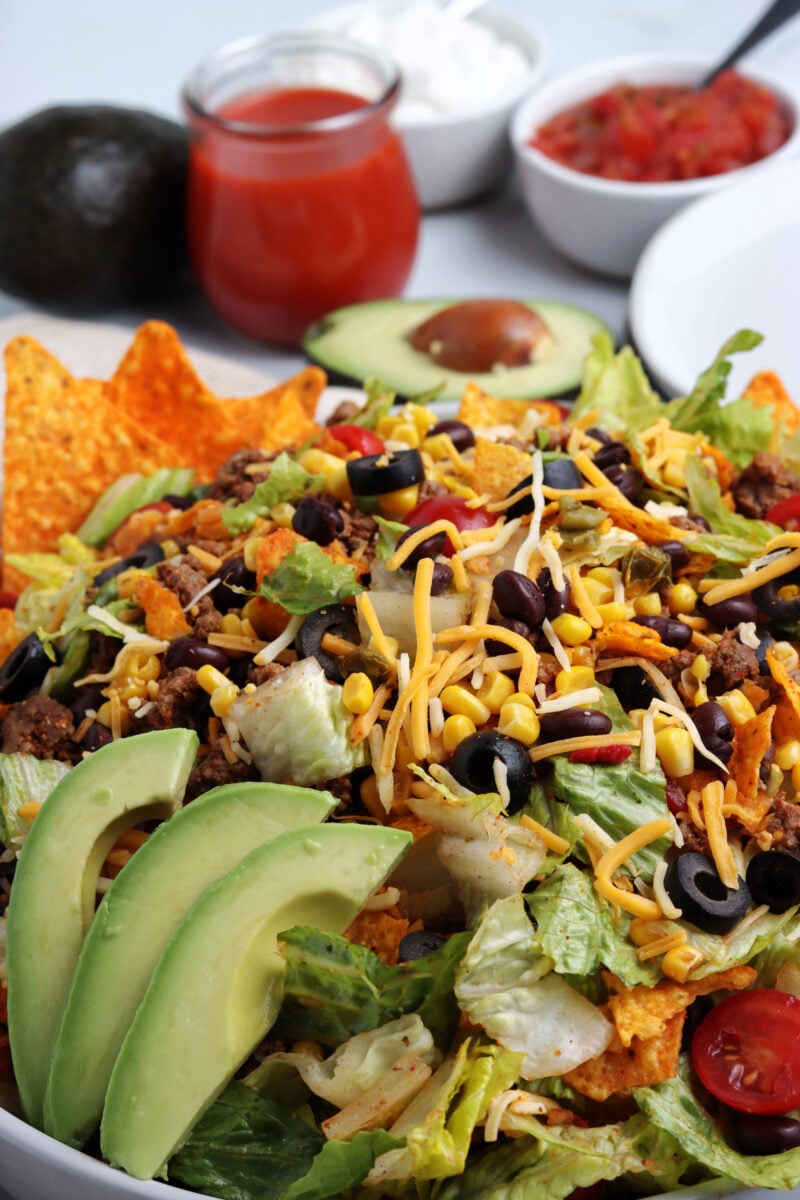 Easy Dorito Taco Salad Recipe - Hip Mama's Place