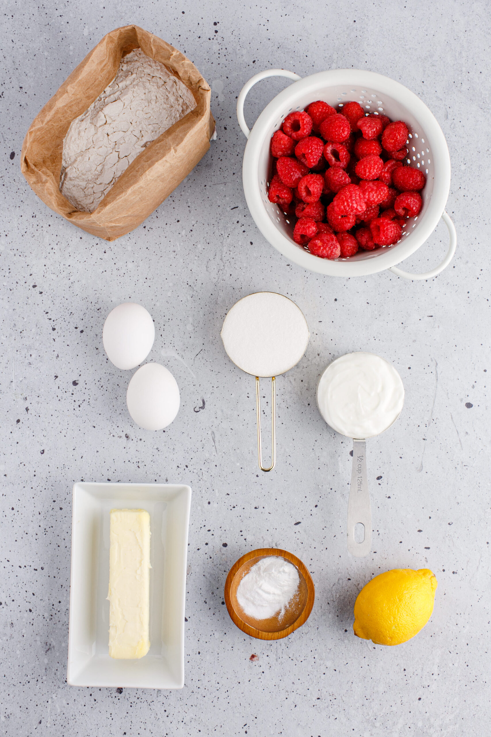 lemon raspberry bread ingredients 