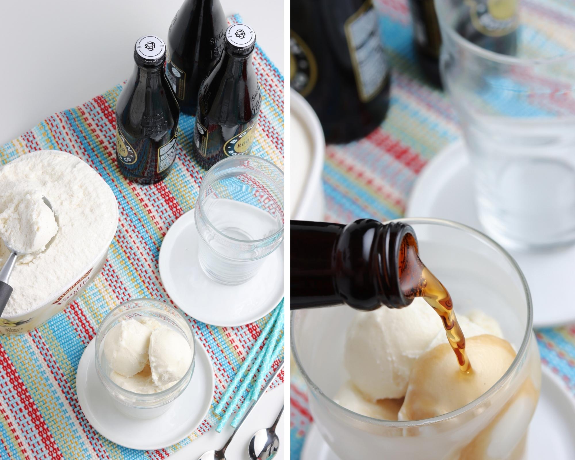 how much root beer for root beer floats