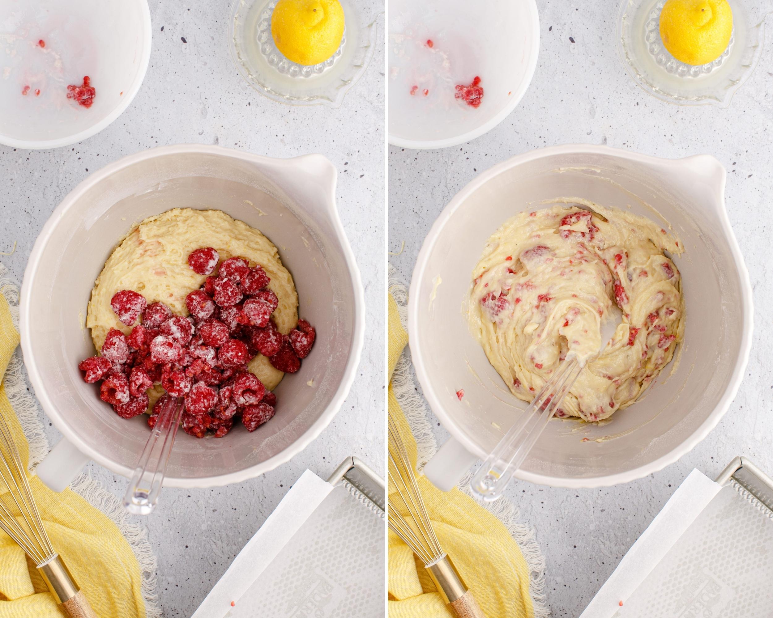 how to make lemon raspberry bread 
