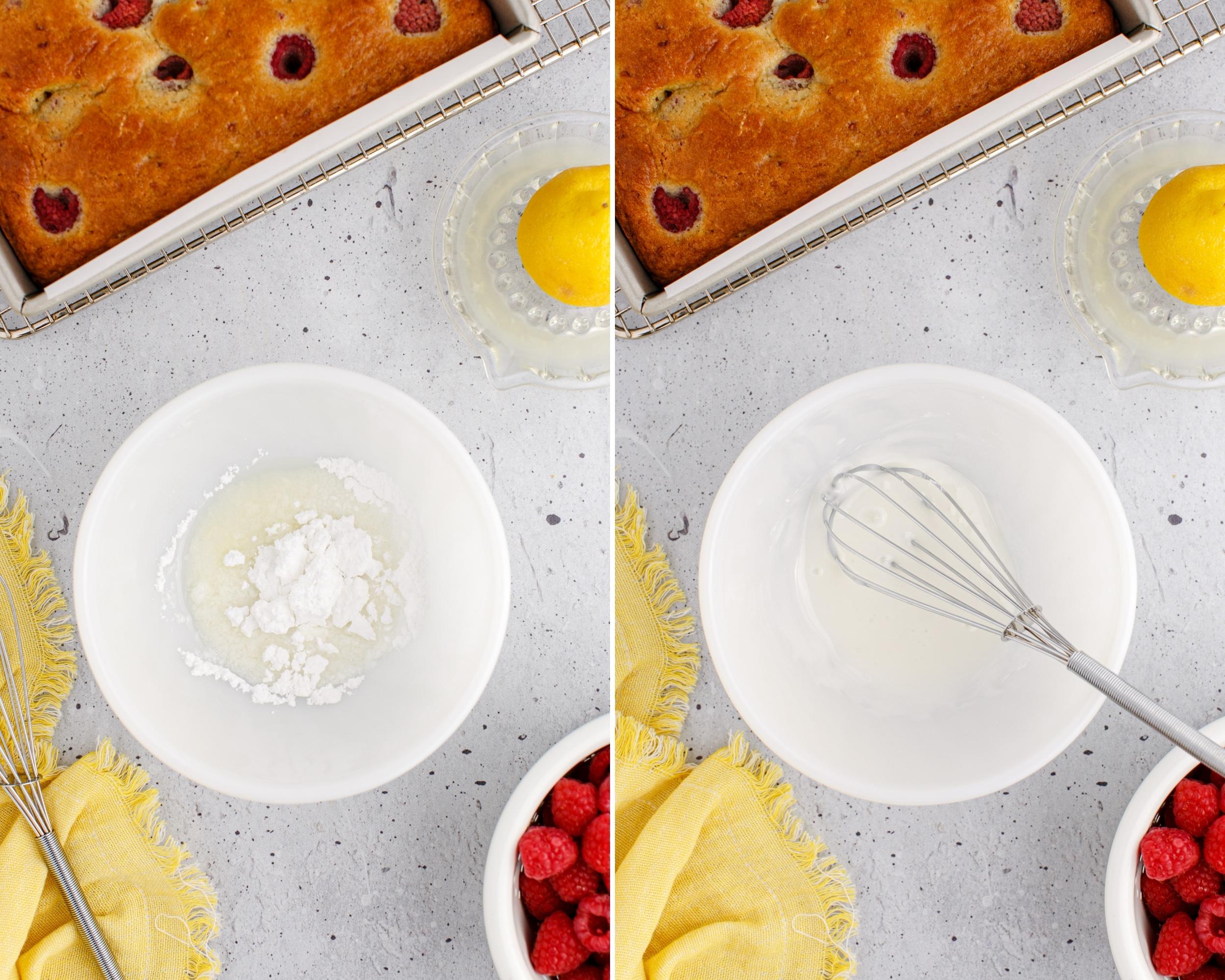 lemon raspberry bread icing 