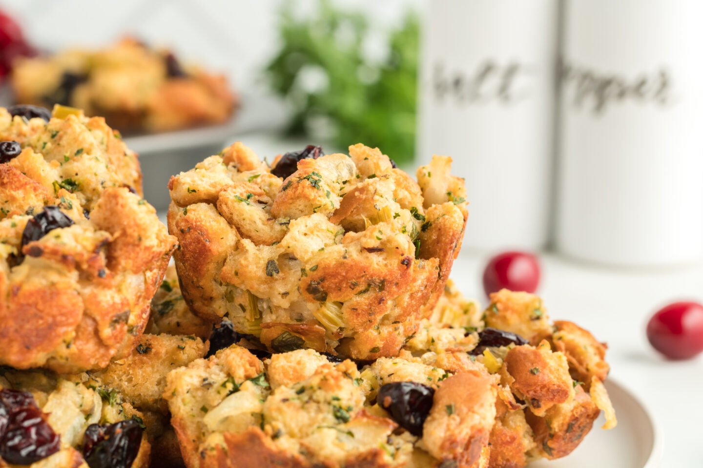 cranberry stuffing muffins recipe