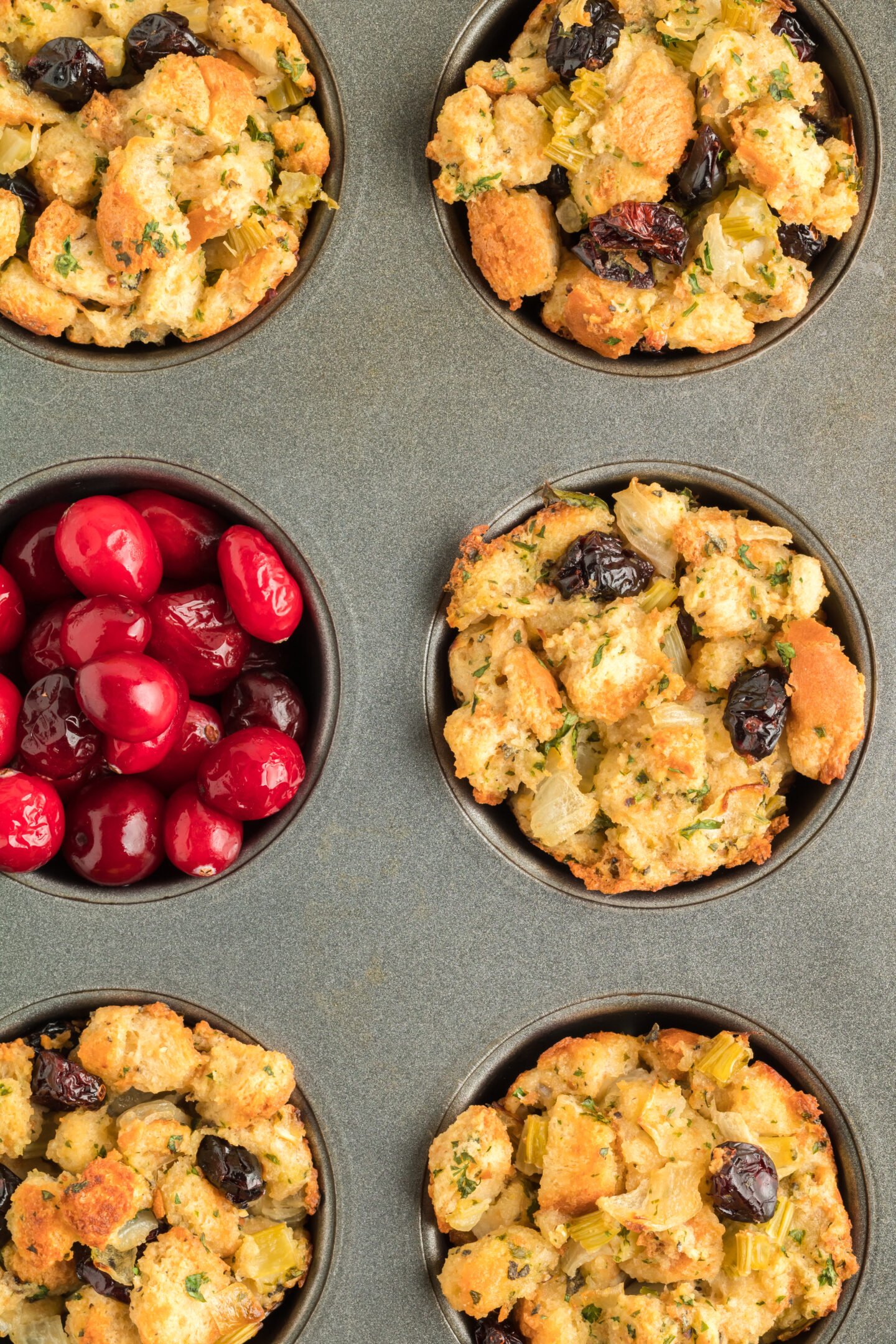 cranberry stuffing muffins recipe