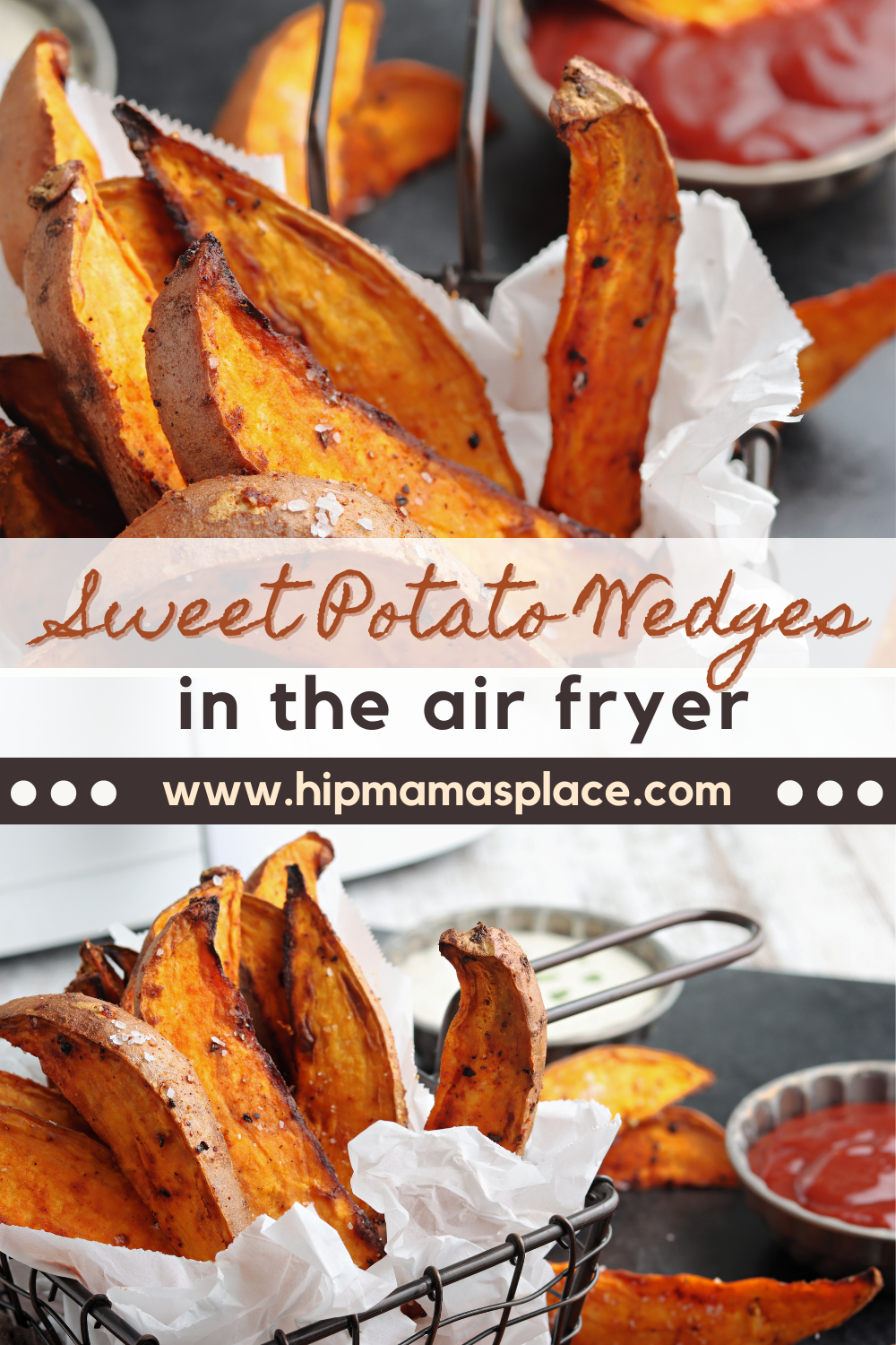 Air Fryer Sweet Potato Wedges - {Quick and Delicious!}
