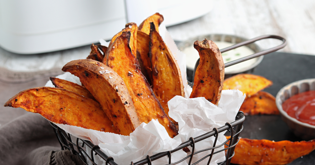 Air Fryer Sweet Potato Wedges – {Quick and Delicious!}