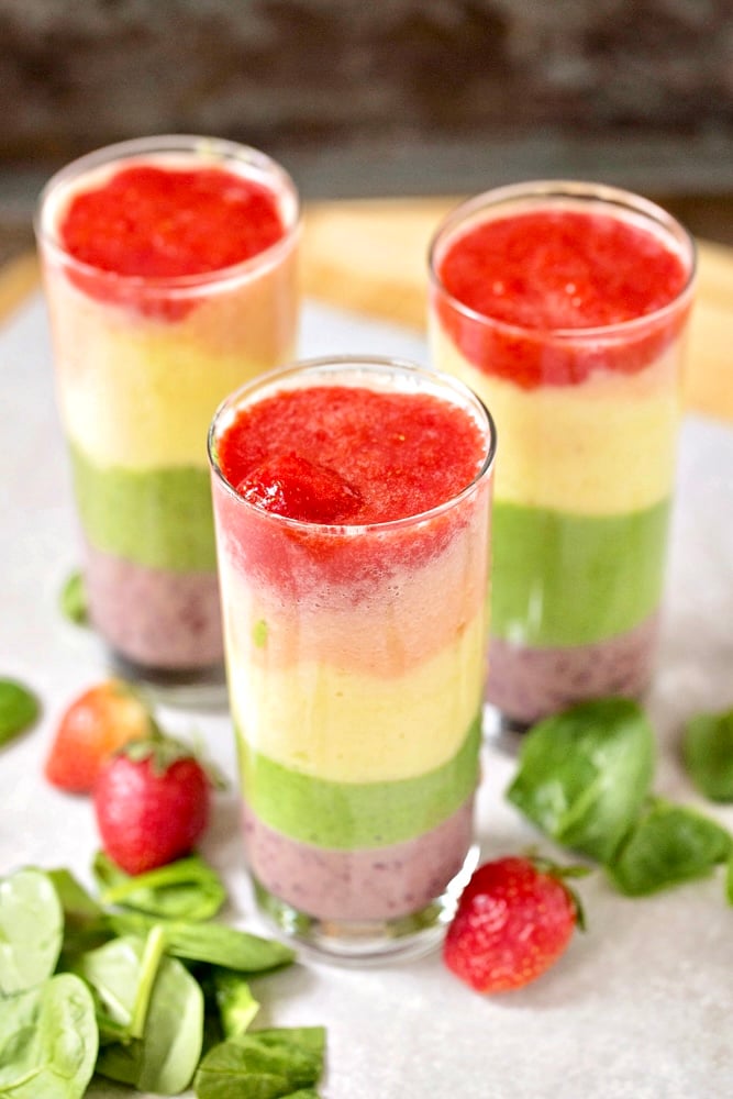 Healthy and Delicious Rainbow Smoothie Recipe