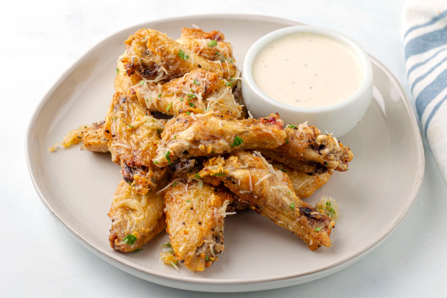 parmesan garlic chicken wings 