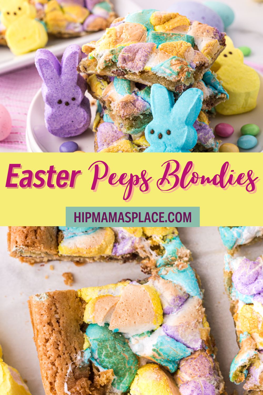 Easter Peeps Blondies