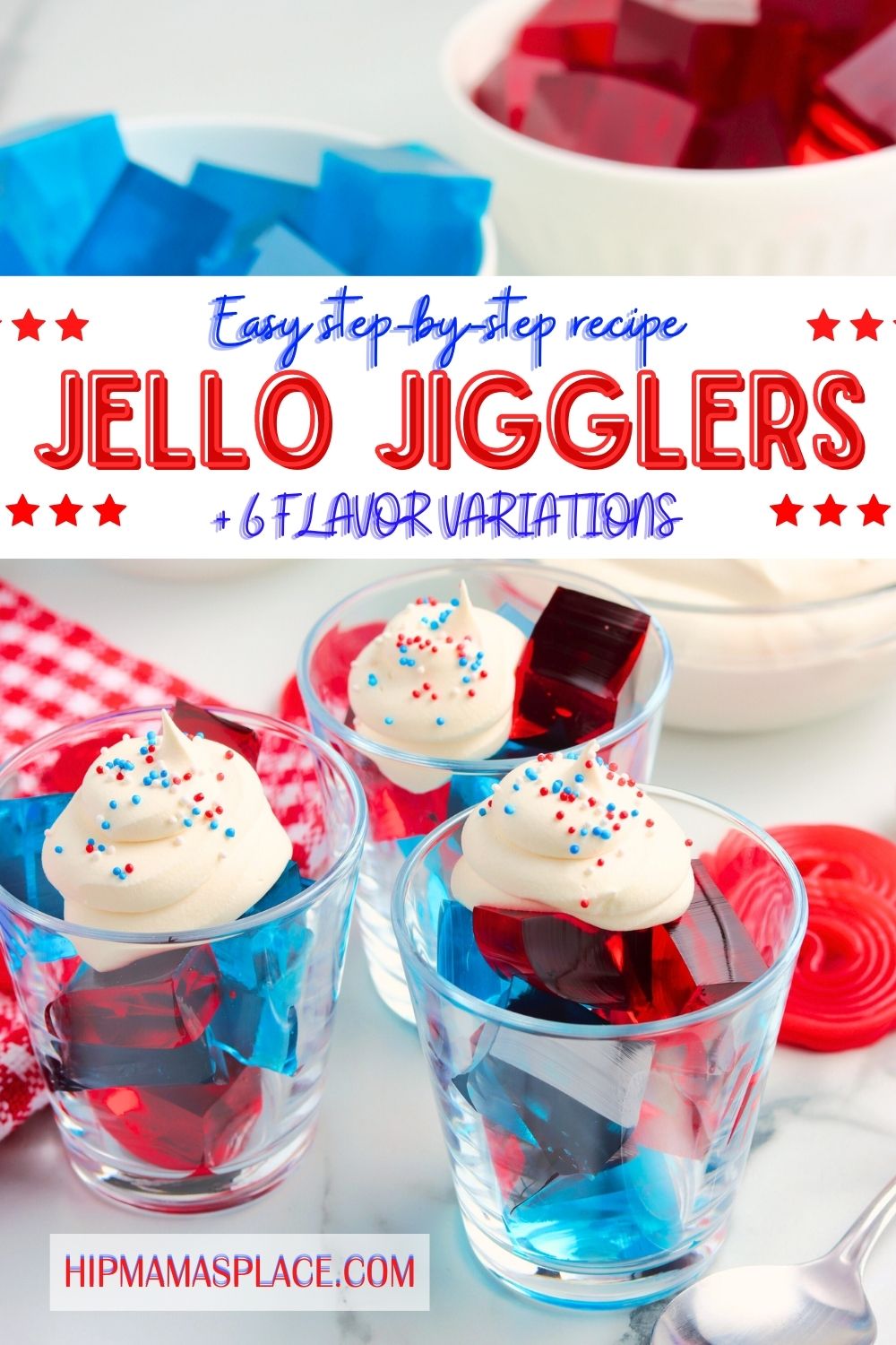 Easy Jello Jigglers Recipe {+ 6 Flavor Variations}