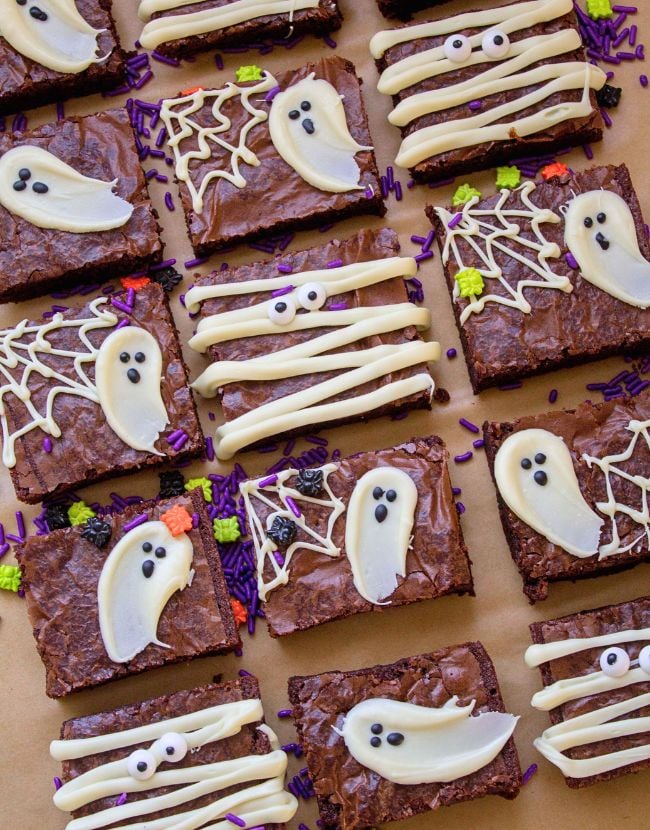 Halloween brownies