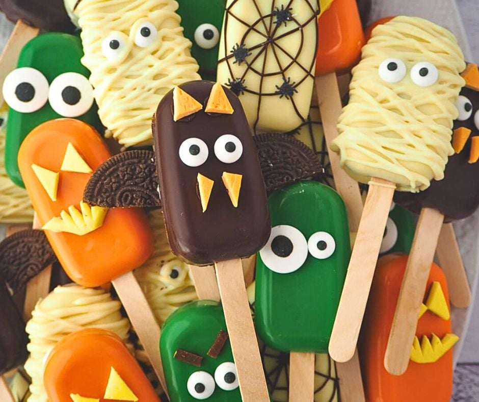 Halloween Cakesicles