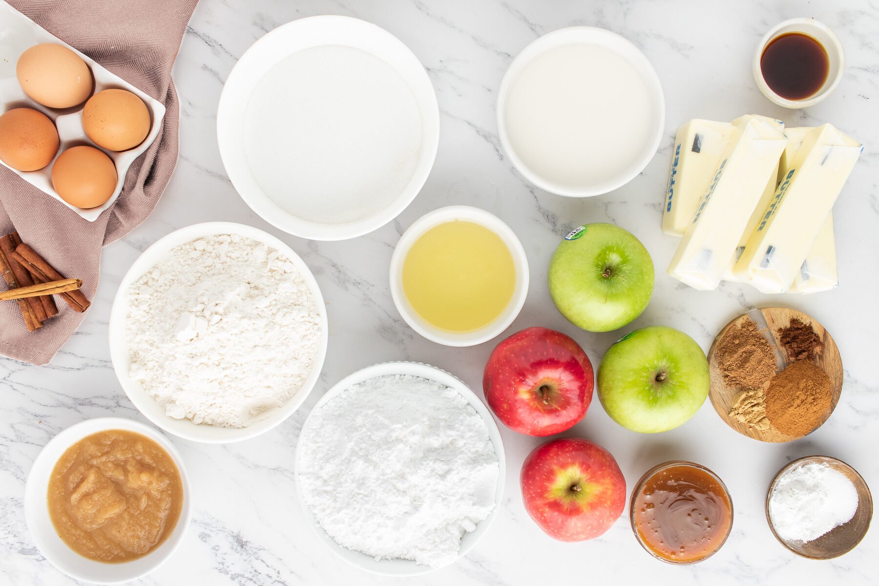 caramel apple spice cake ingredients 