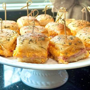 Baked Ham and Cheese Sliders with Palmetto Cheese
