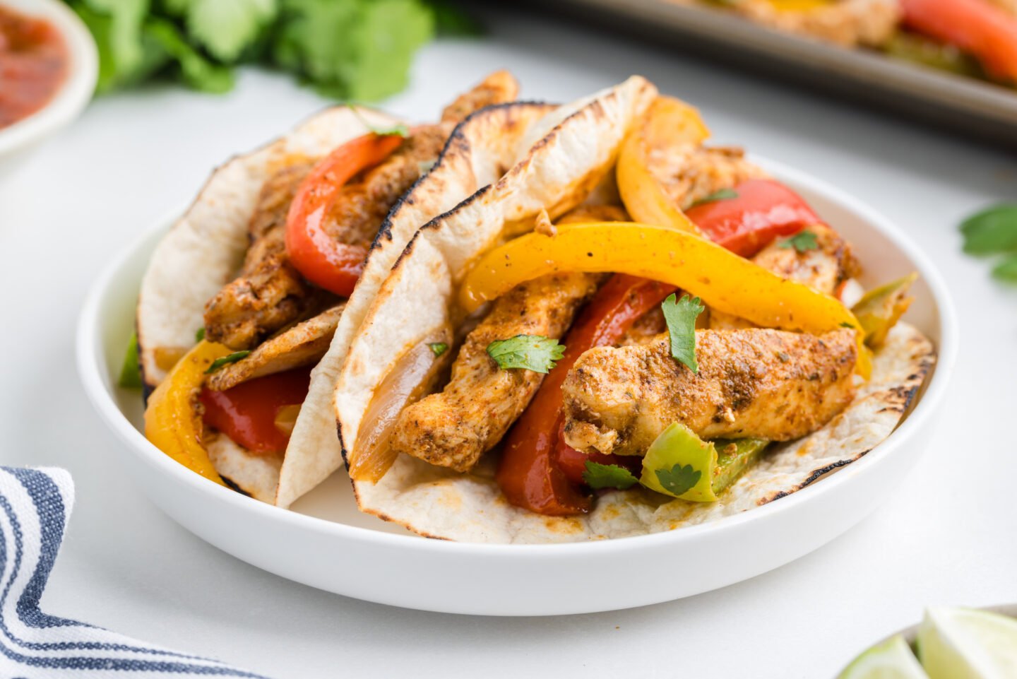 sheet pan chicken fajitas recipe