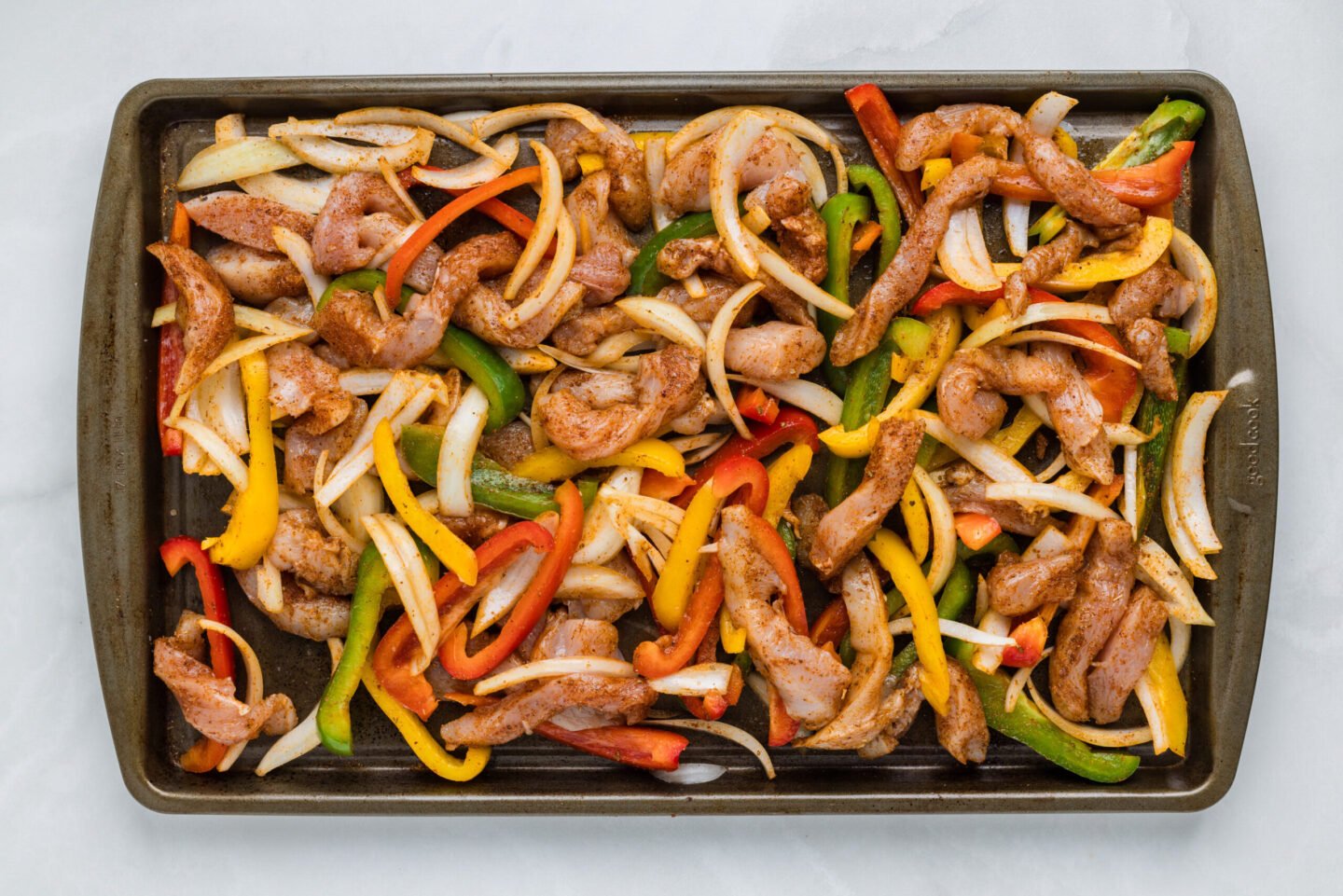 sheet pan fajita chicken 