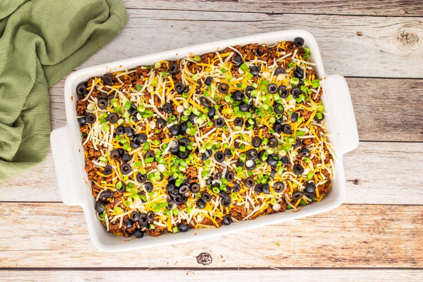 beef taco casserole