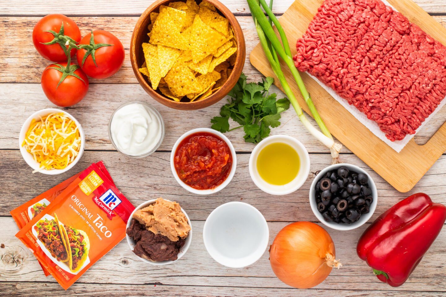 taco casserole ingredients