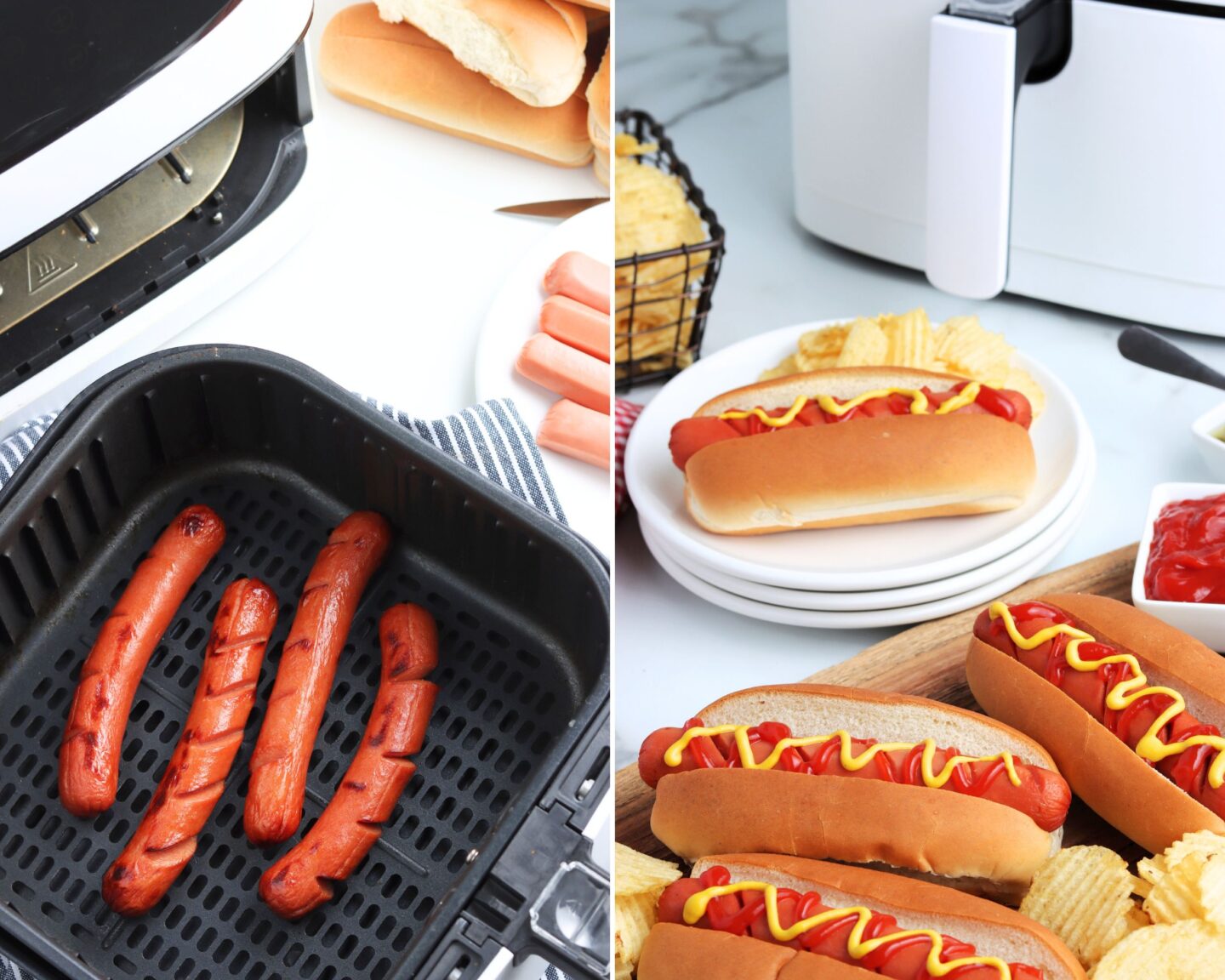 air fryer hot dog recipe