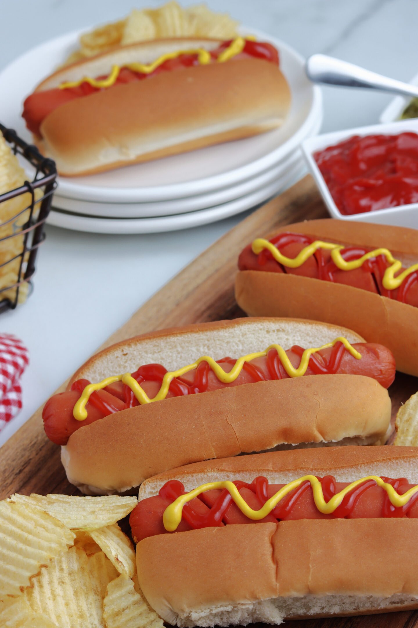 air fryer hot dogs 