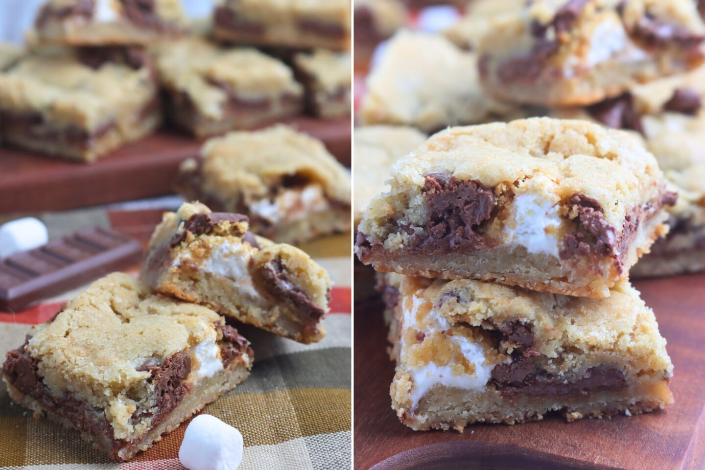 easy s'mores cookie bars 