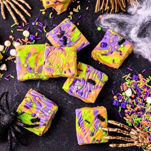 Hocus Pocus Fudge - Easy White Chocolate Fudge Recipe